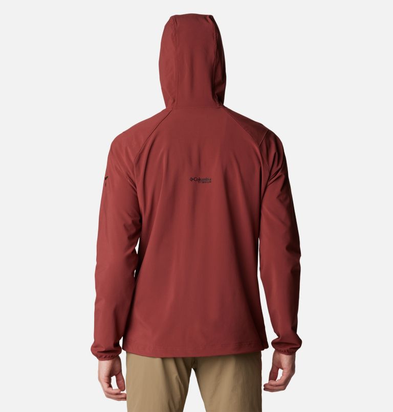 Men's Triple Canyon Softshell Hiking Jacket, Color: Spice, image 2