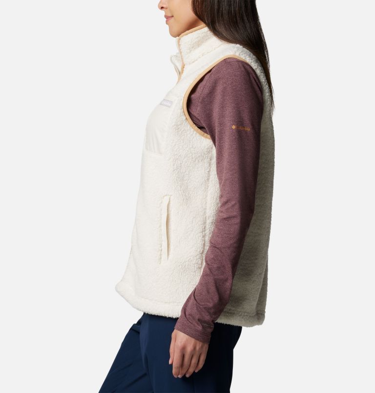 Women's West Bend Fleece Vest II, Color: Chalk, image 3
