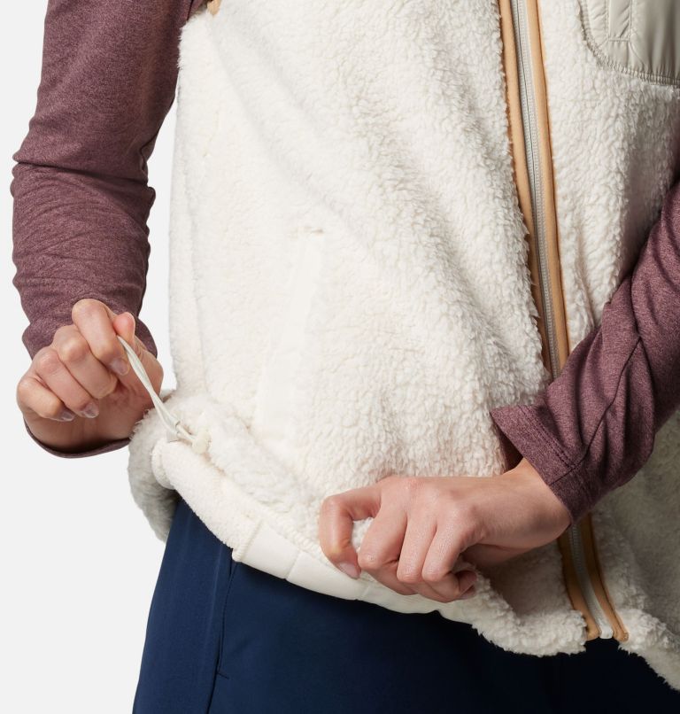 Women's West Bend Fleece Vest II, Color: Chalk, image 6