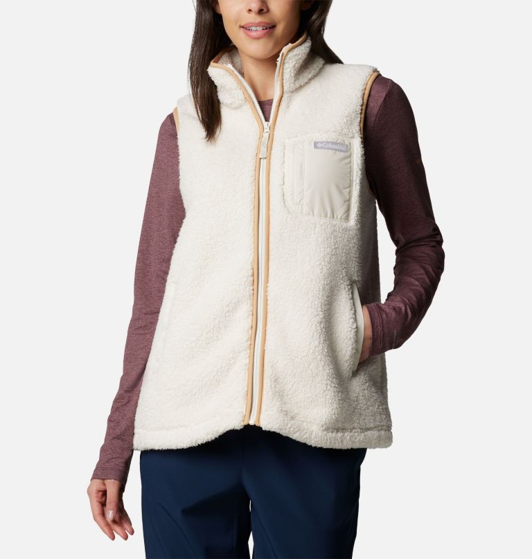 Women's West Bend Fleece Vest II, Color: Chalk, image 1