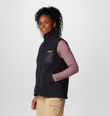 Chaleco sherpa de forro polar West Bend II para mujer, Color: Black, image 8