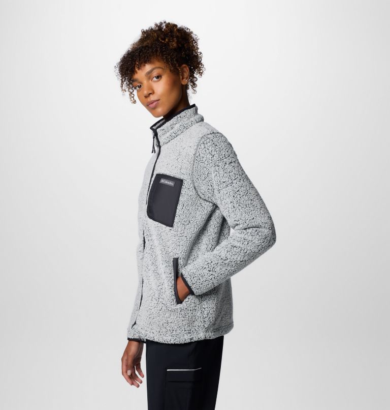 Women's West Bend Full Zip II Fleece Jacket, Color: Black Frosted, image 4