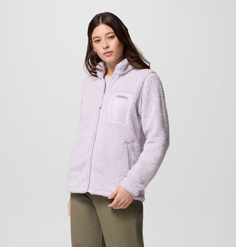 Women's West Bend Full Zip II Fleece Jacket, Color: Lavender Pearl, image 4