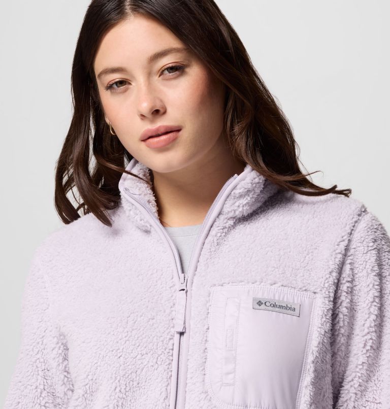 Women's West Bend Full Zip II Fleece Jacket, Color: Lavender Pearl, image 6