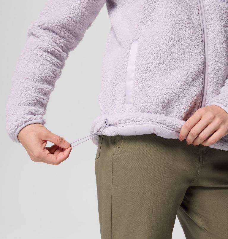 Women's West Bend Full Zip II Fleece Jacket, Color: Lavender Pearl, image 7