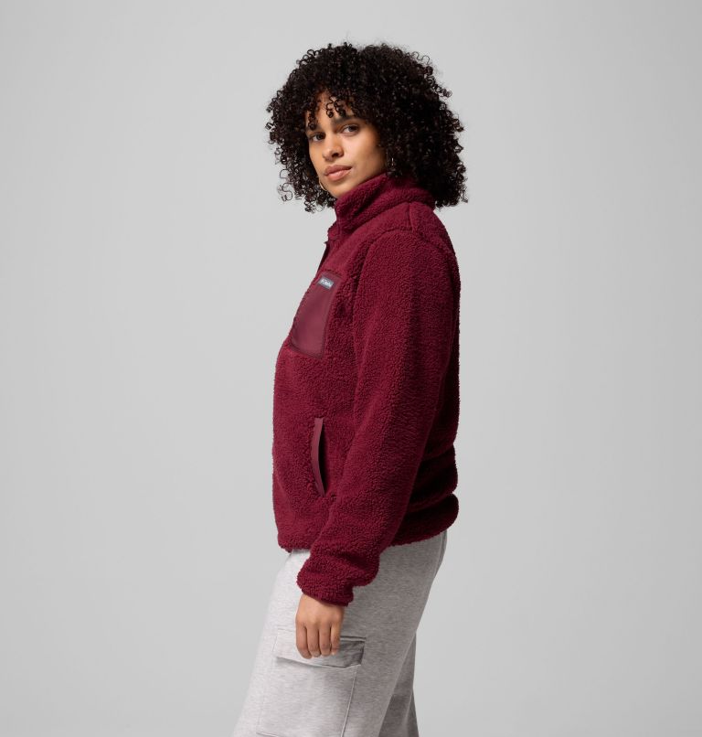 Women's West Bend Full Zip II Fleece Jacket, Color: Rich Wine, image 4