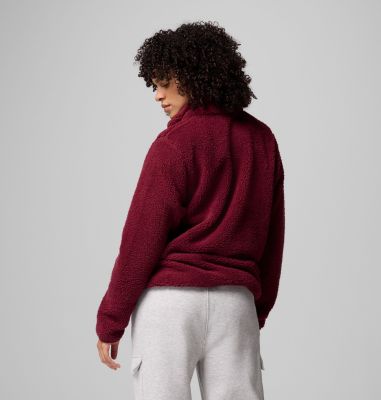 Chaqueta sherpa West Bend II para mujer, Color: Rich Wine, image 3