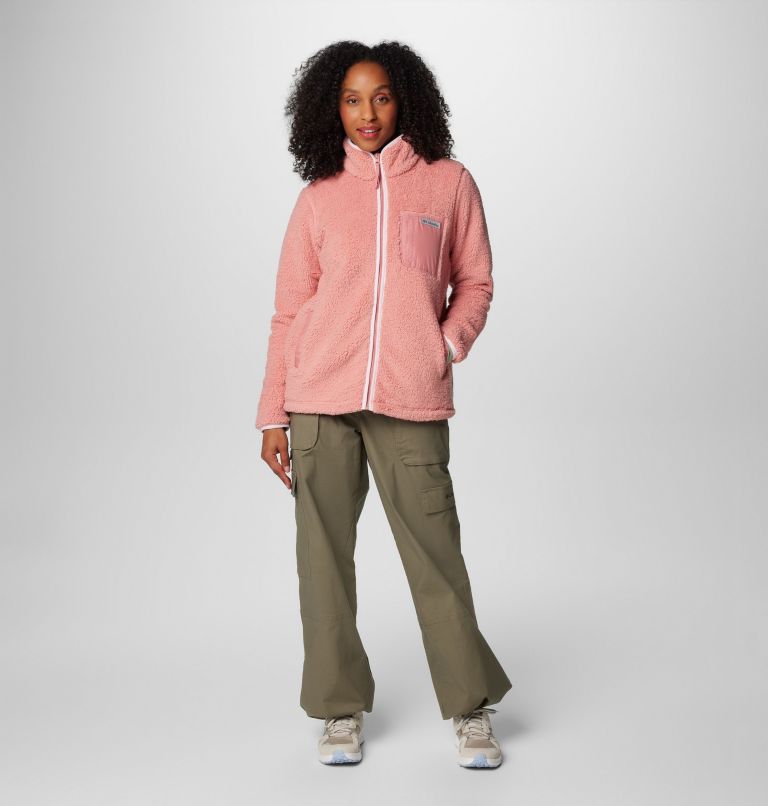 Women's West Bend Full Zip II Fleece Jacket, Color: Pink Agave, image 3