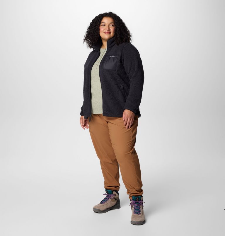 Women's West Bend Full Zip II Fleece Jacket - Plus Size, Color: Black, image 3