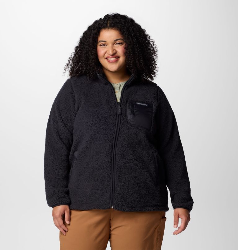 Plus size columbia fleece pullover hotsell