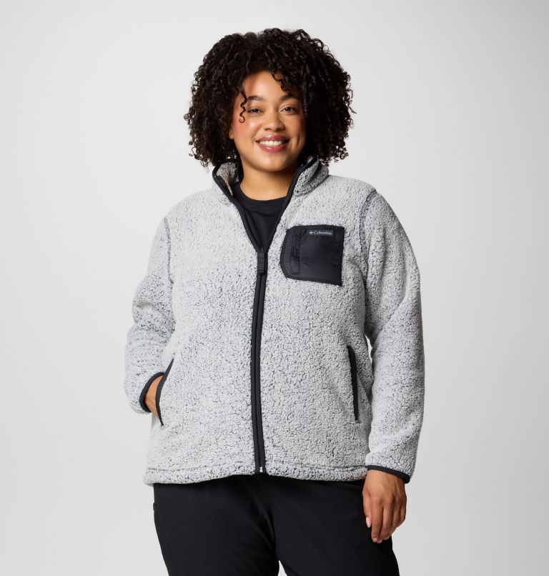 Women's West Bend Full Zip II Fleece Jacket - Plus Size, Color: Black Frosted, image 1