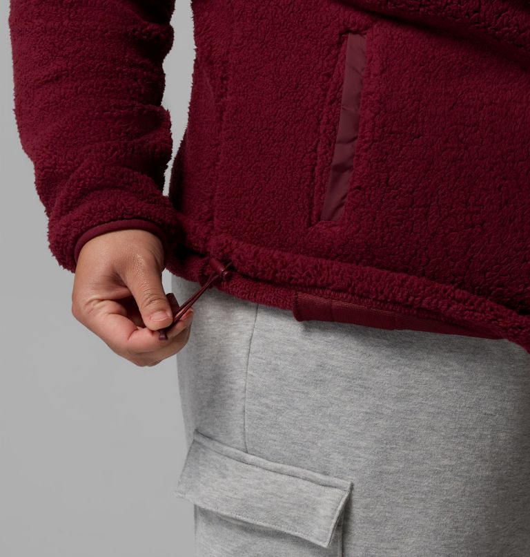Women's West Bend Full Zip II Fleece Jacket - Plus Size, Color: Rich Wine, image 7