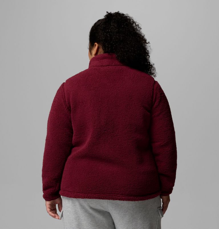 Women's West Bend Full Zip II Fleece Jacket - Plus Size, Color: Rich Wine, image 3