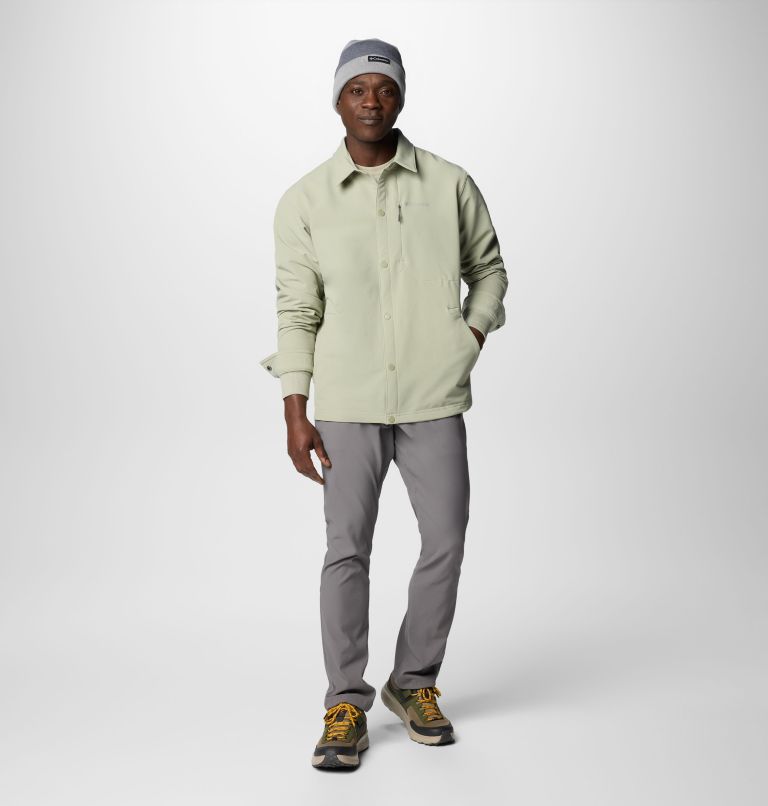 Men's Black Mesa Shirt Jacket, Color: Safari, image 3