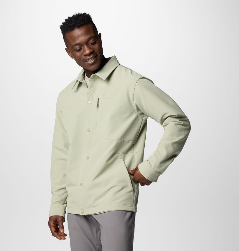 Men's Black Mesa Shirt Jacket, Color: Safari, image 4