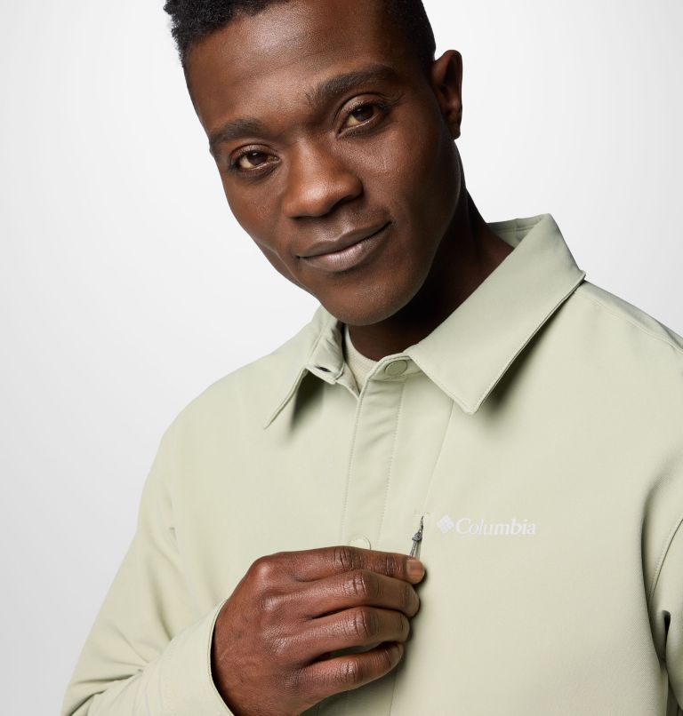 Men's Black Mesa Shirt Jacket, Color: Safari, image 5