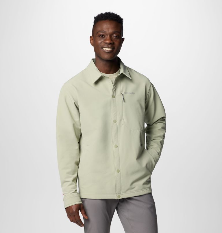 Men's Black Mesa Shirt Jacket, Color: Safari, image 1