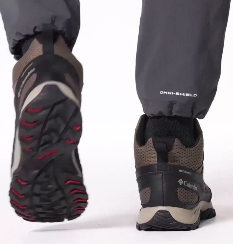 Chaussure mi-montante imperméable Granite Trail pour hommes, Color: Mud, Black