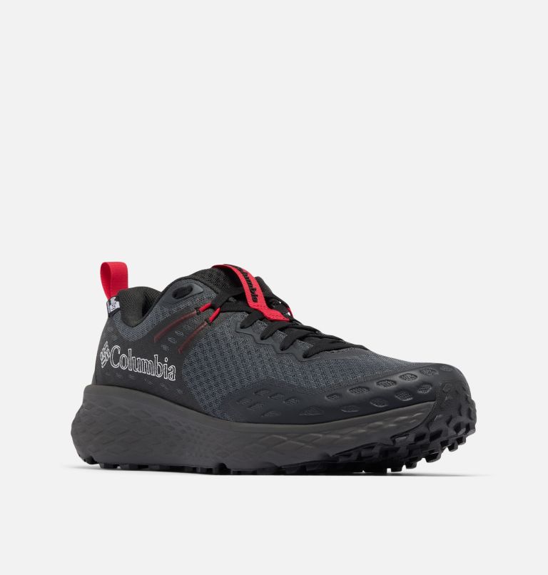 Men's Konos TRS OutDry Shoe, Color: Dark Grey, Mountain Red, image 3