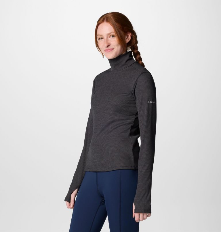 Women's Boundless Days Knit Turtleneck Long Sleeve Shirt, Color: Black, image 4