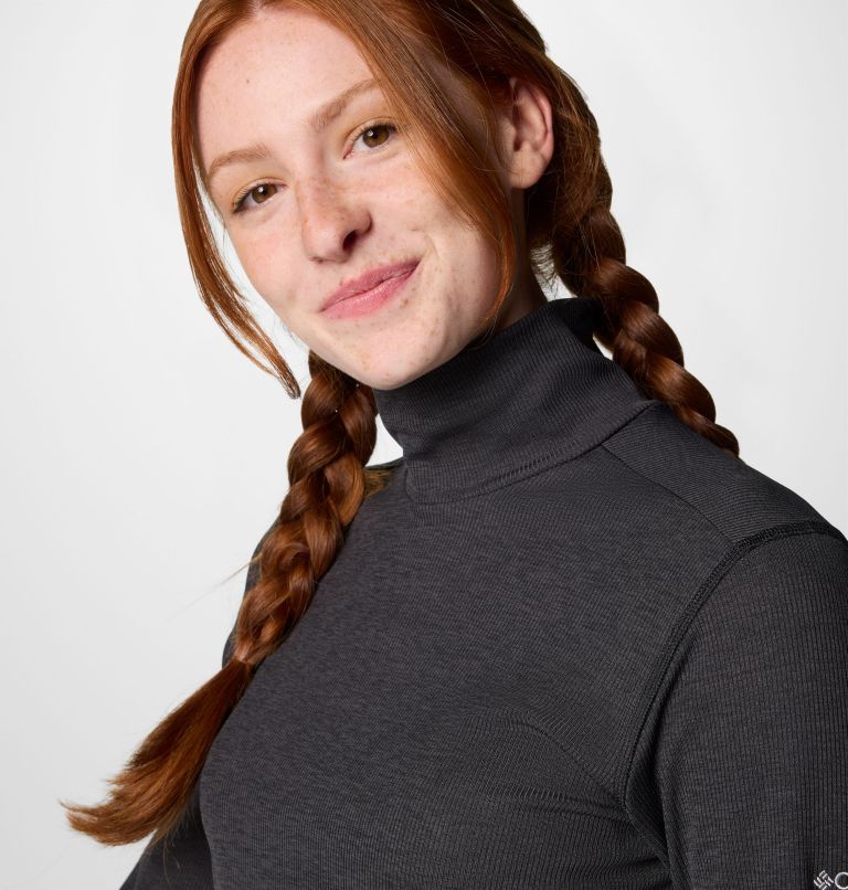 Women's Boundless Days Knit Turtleneck Long Sleeve Shirt, Color: Black, image 5