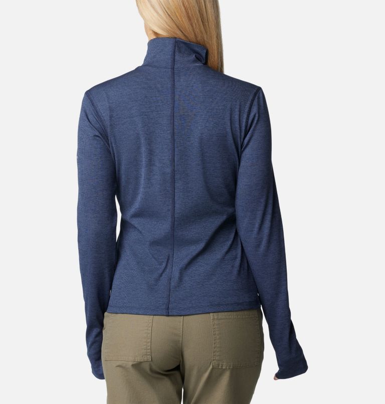 Women's Boundless Days Knit Turtleneck Long Sleeve Shirt, Color: Collegiate Navy, image 2