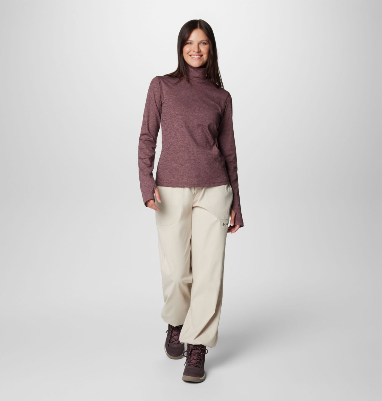Women's Boundless Days™ Knit Turtleneck Long Sleeve Shirt 3