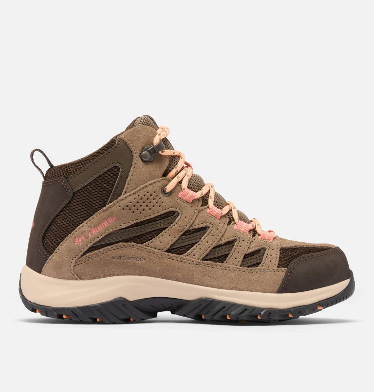 Women's Crestwood II Mid Waterproof Hiking Shoe, Color: Cordovan, Mud, image 1