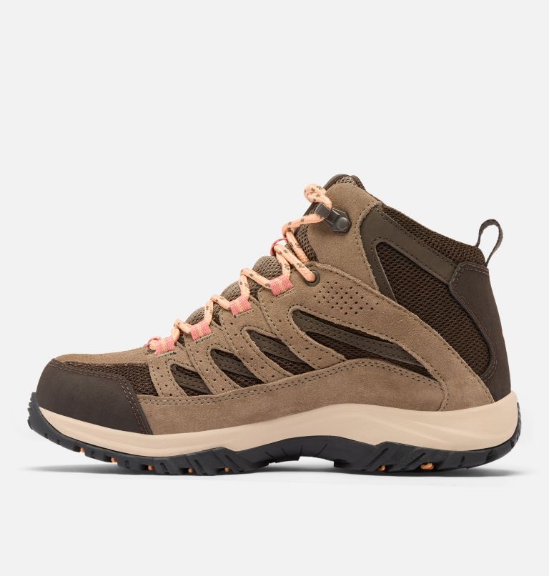 Women's Crestwood II Mid Waterproof Hiking Shoe, Color: Cordovan, Mud, image 5