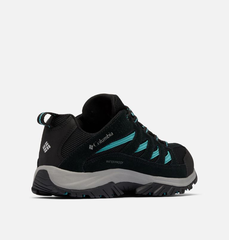 Women's Crestwood II Waterproof Hiking Shoe, Color: Black, Teal, image 9