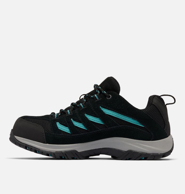 Women's Crestwood II Waterproof Hiking Shoe, Color: Black, Teal, image 5