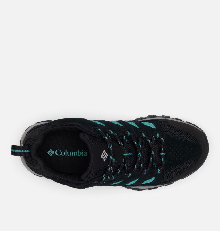 Women's Crestwood II Waterproof Hiking Shoe, Color: Black, Teal, image 3