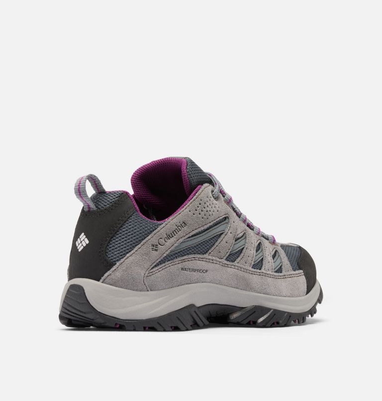 Zapatillas de senderismo impermeables Crestwood II para mujer, Color: Graphite, Wild Iris, image 9