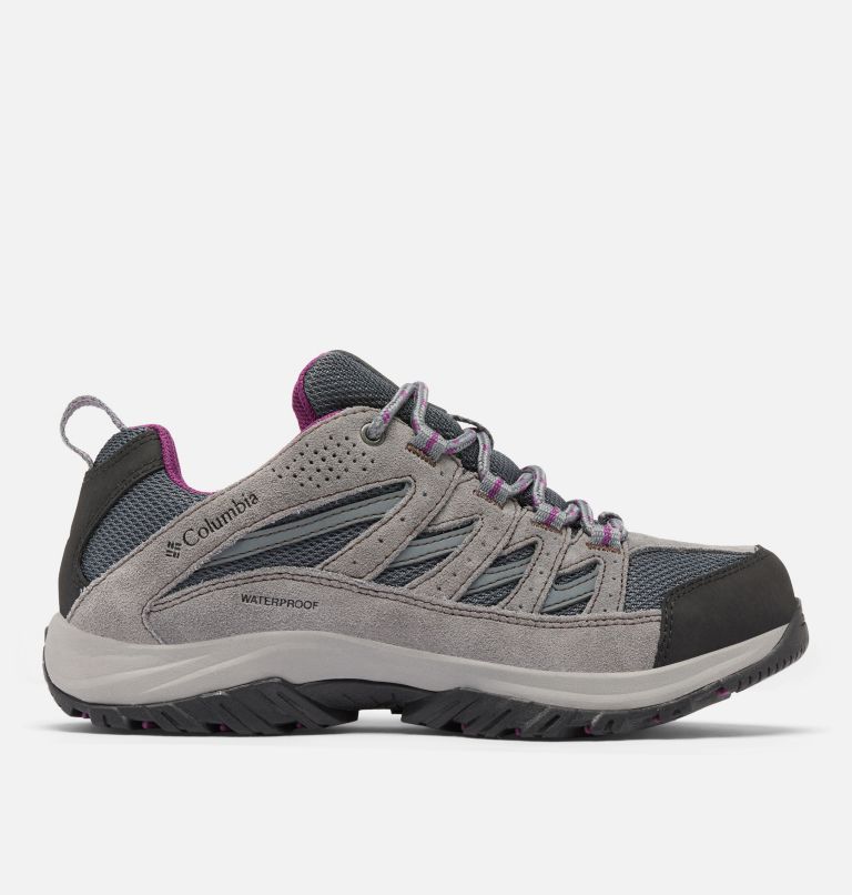 Zapatillas de senderismo impermeables Crestwood II para mujer, Color: Graphite, Wild Iris, image 1