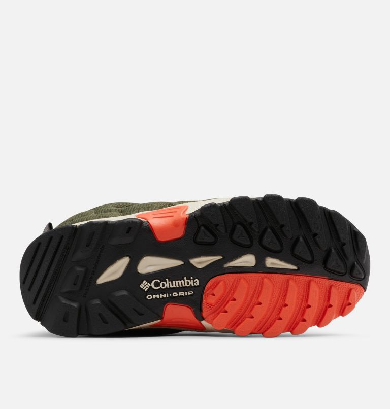 Youth Firecamp III Mid Waterproof Walking Shoe, Color: Nori, Red Quartz, image 4