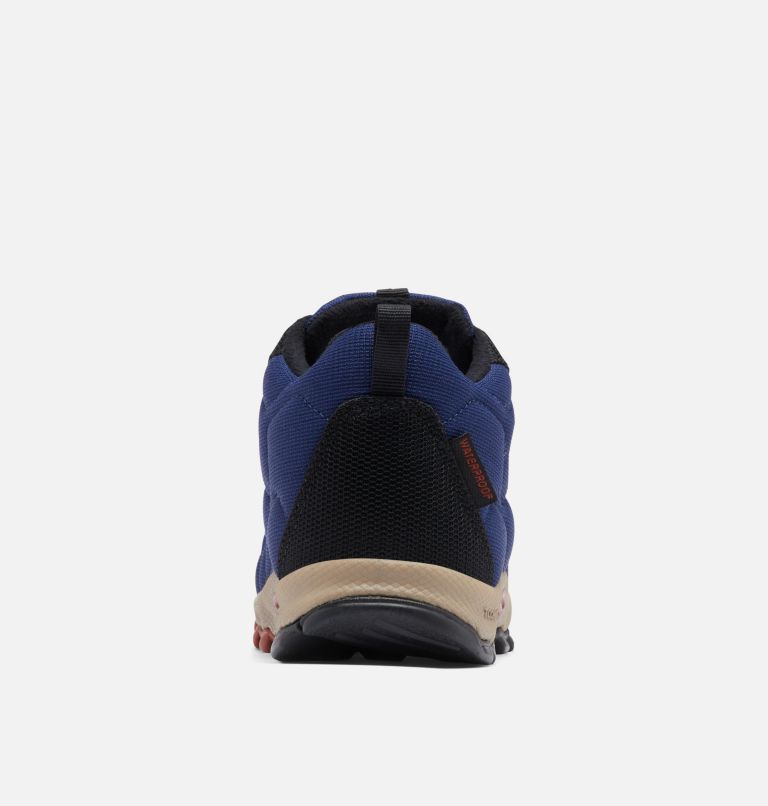 Kids' Firecamp Mid II Waterproof Shoes, Color: Blue Shadow, Rusty, image 8