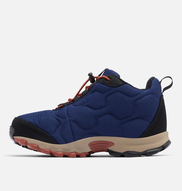 Kids' Firecamp Mid II Waterproof Shoes, Color: Blue Shadow, Rusty, image 5