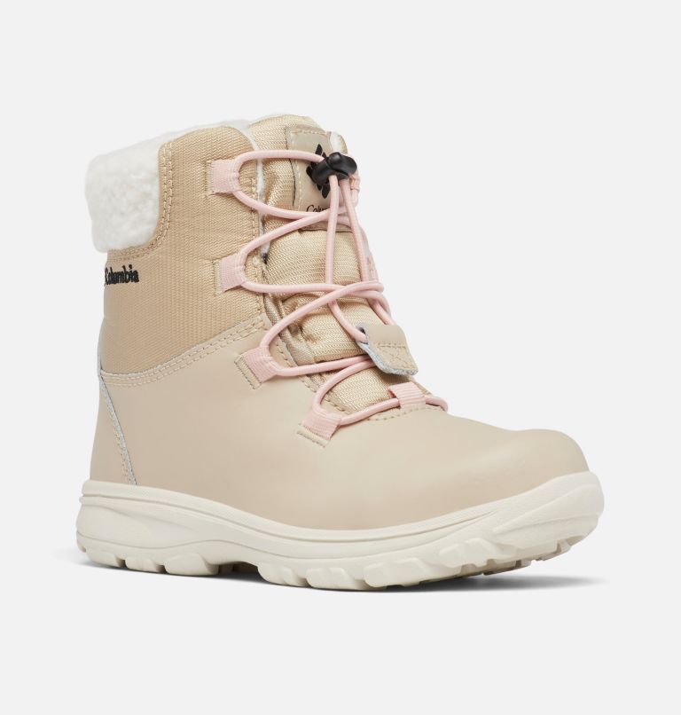 Big Kids' Moritza Boot, Color: Ancient Fossil, Dusty Pink, image 3
