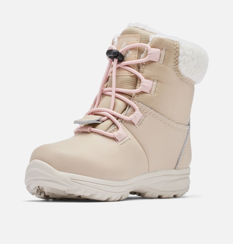 Little Kids' Moritza Boot, Color: Ancient Fossil, Dusty Pink, image 7