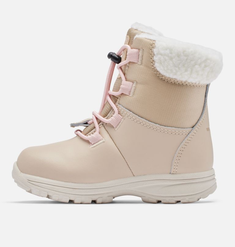 Little Kids' Moritza Boot, Color: Ancient Fossil, Dusty Pink, image 6