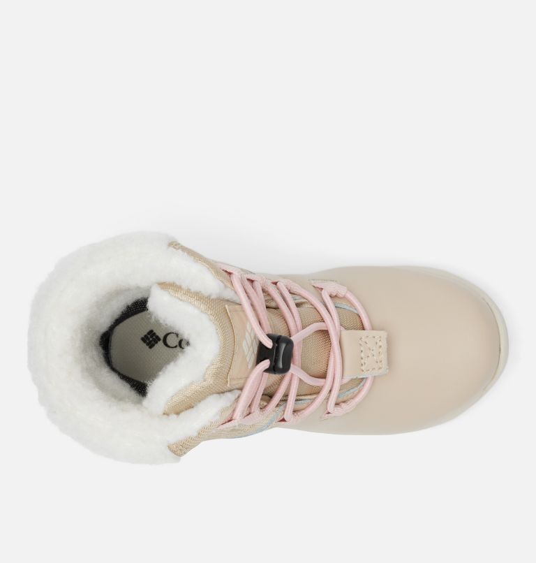 Little Kids' Moritza Boot, Color: Ancient Fossil, Dusty Pink, image 4