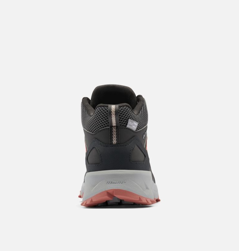 Women's Peakfreak II Mid Outdry Hiking Shoe, Color: Dark Grey, Dark Coral, image 3