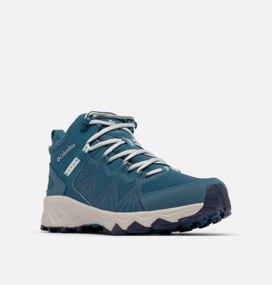 Women's Peakfreak II Mid Outdry Hiking Shoe, Color: Blue Heron, Skylight, image 3