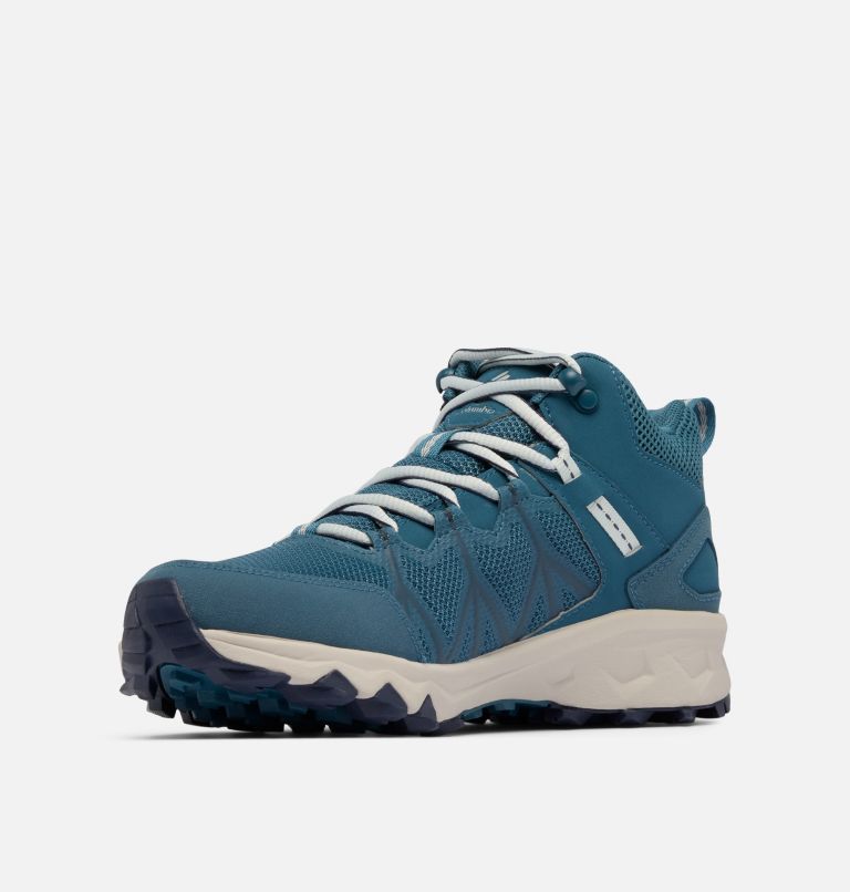 Women's Peakfreak II Mid Outdry Hiking Shoe, Color: Blue Heron, Skylight, image 7