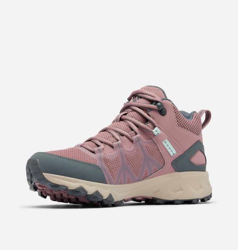 Women's Peakfreak II Mid Outdry Hiking Shoe, Color: Fig, Cool Green, image 6
