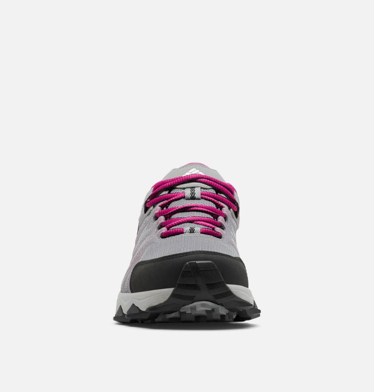 Women's Peakfreak II Outdry Hiking Shoe, Color: Monument, Wild Fuchsia, image 7