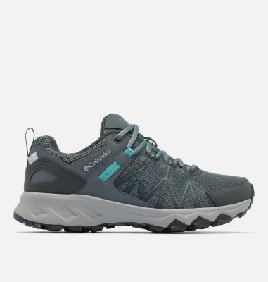 Women's Peakfreak II Outdry Hiking Shoe, Color: Graphite, Teal, image 1