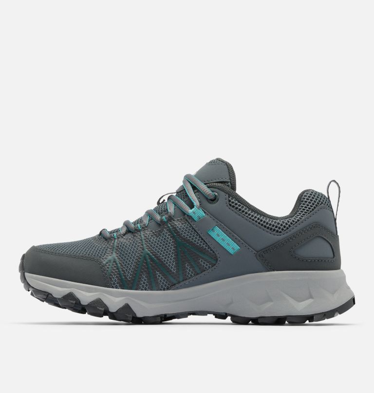 Women's Peakfreak II Outdry Hiking Shoe, Color: Graphite, Teal, image 5