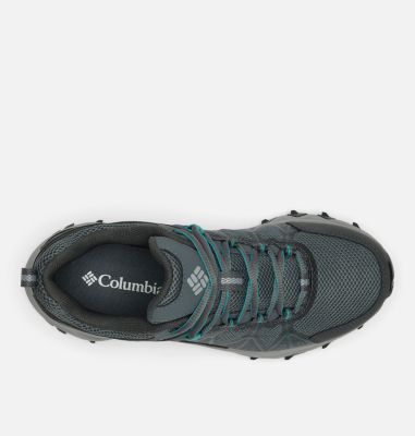 Women's Peakfreak II Outdry Hiking Shoe, Color: Graphite, Teal, image 12