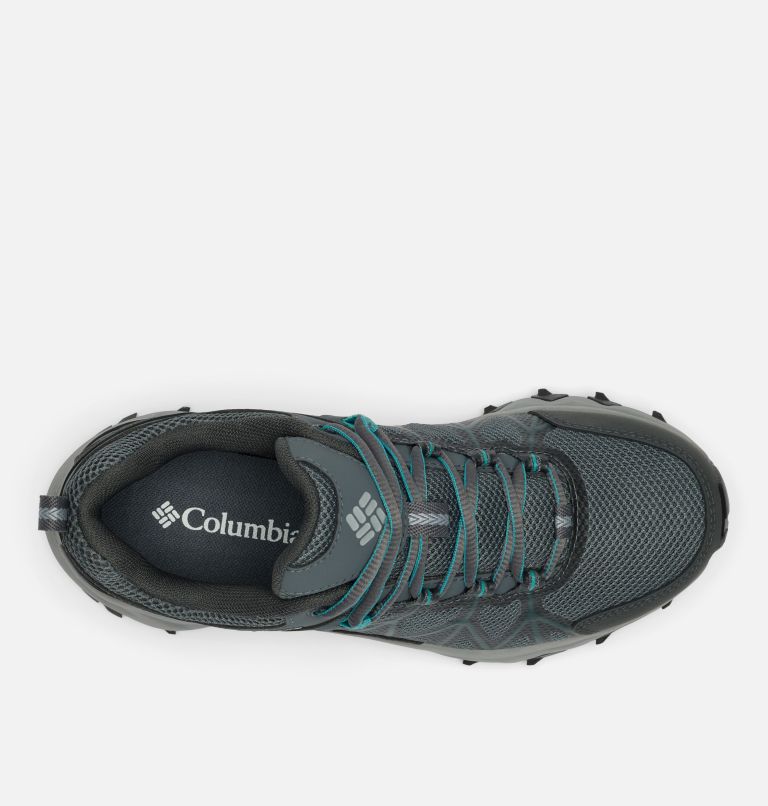 Women's Peakfreak II Outdry Hiking Shoe, Color: Graphite, Teal, image 3
